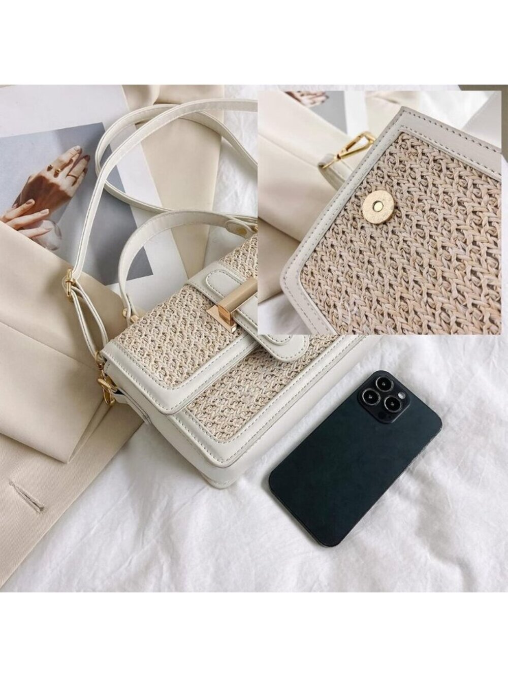Crossbody Bags for Women, Trendy Purses and Handbags Shoulder Clutch Bag - Picture 7 of 7